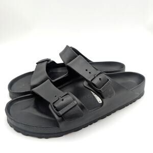 Birkenstock Arizona Essentials EVA Sandals Buckle Strap Men's Black Size US12M